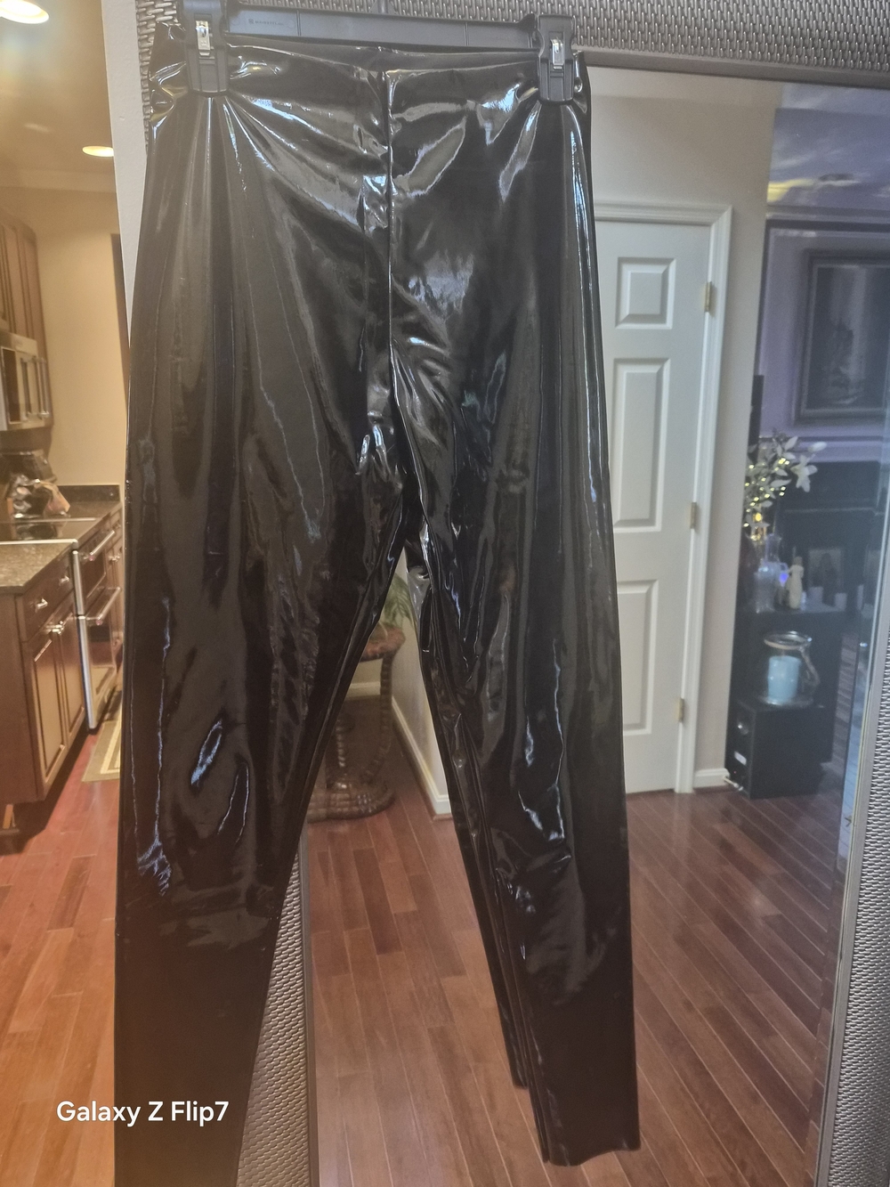 Commando Black High-Gloss Vinyl Pants